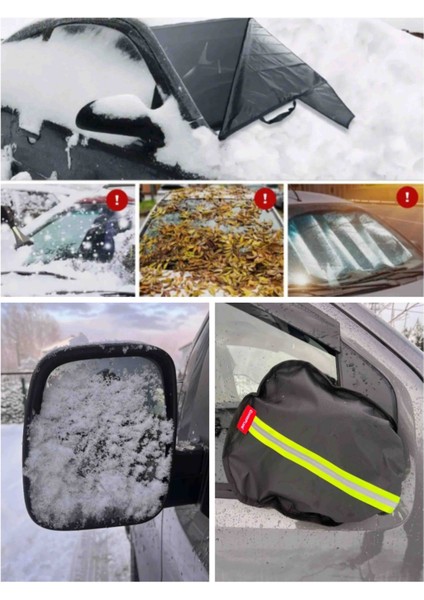 Oto Öncam ve Yan Ayna Branda Seti