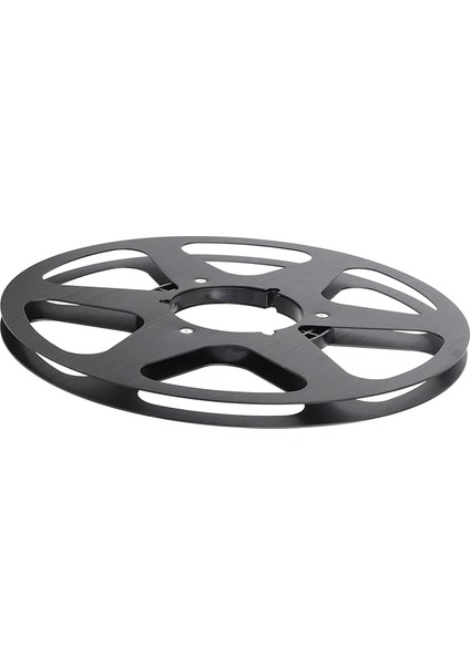 10 Ben Reel Takeup Makarası Açıyorum 6 Delik Ses Alüminyum Takeup Reel Boş Makara 1/4 Için Gümüş Burak Burak Reeltakeup Reelaluminum Reelmetal -Deplasman (Black)