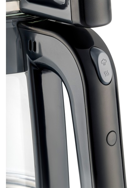 Infinity XL 1764H Cam Çay Makinesi Antrasit Siyah