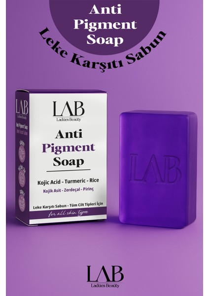 Lab Kojic Acid Zerdeçal Pirinç Etkisi Ile Leke Karşıtı Sabun