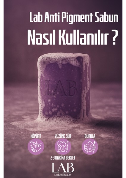 Lab Kojic Acid Zerdeçal Pirinç Etkisi Ile Leke Karşıtı Sabun modelleri