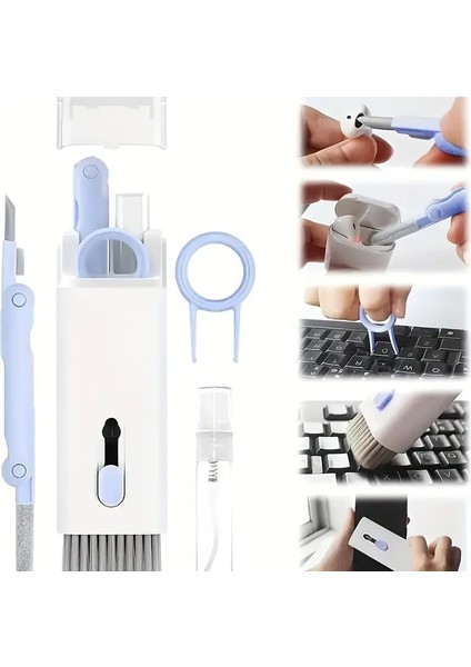 7&amp;apos;si 1 Arada Çok Fonksiyonlu Klavye Temizleme Fırçası (5047)