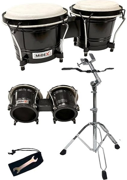 BG-220ST Standlı Siyah Bongo Siam Meşesi Doğal Deri modelleri