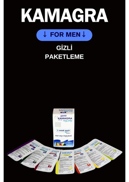 KAMÂGRA100 ml Jelly Paket 1 Kutu 7 Adet Stick_kırılgan Geciktirici2 Sertleştirici3 Performans3