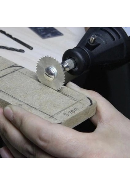 Metal 6 Parça Mini Matkap Ucu Ahşap Kesme Yuvarlak Çelik Bıçak Disk Testere Seti Kiti fiyatları