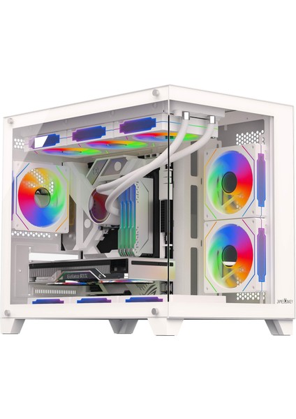 Stark S700 750W Beyaz Gamıng Kasa