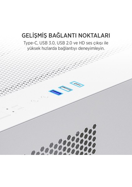 Stark S700 750W Beyaz Gamıng Kasa fırsatları