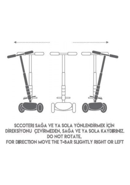 Maxi Twist Işıklı Scooter Pembe - 82244 fiyatları