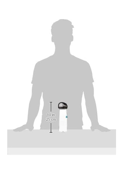 Otf Sustain Içecek Şişesi, Şeffaf/siyah, 0,65 L modelleri
