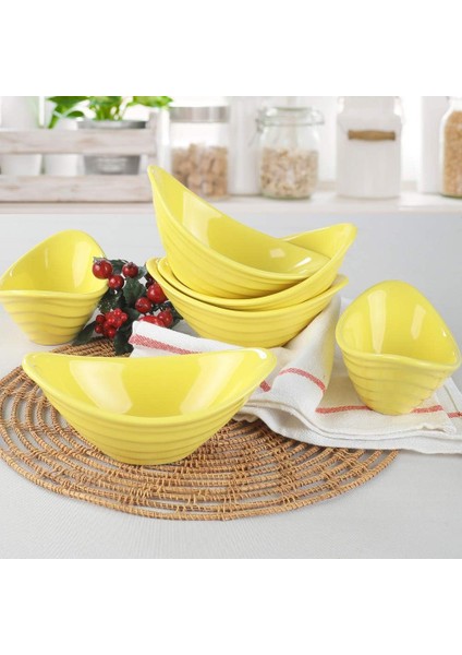 Gondol Sarı Çerezlik 16 cm 6 Adet - 100