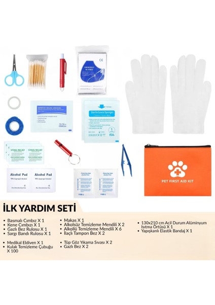 Evcil Hayvan Ilk Yardım Seti Çantası modelleri