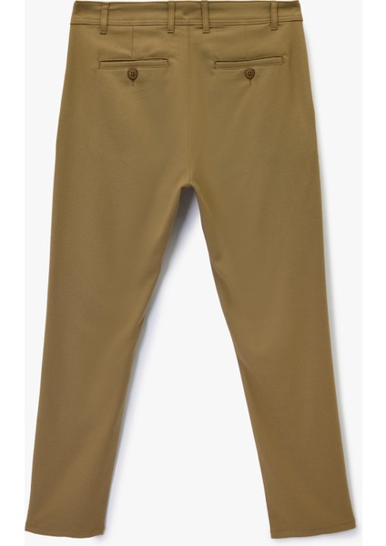 Slim Fit Cepli Viskon Karışımlı Kumaş Pantolon fiyatları