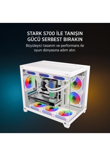 Stark S700 650W Beyaz Gamıng Kasa modelleri
