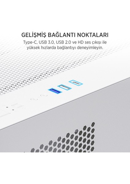 Stark S700 650W Beyaz Gamıng Kasa fırsatları