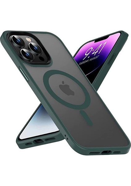 13 Pro Için ile Uyumlu Kenarları 1.kalite Silikon Arkası Parmak Izi Bırakmayan Mat Polikarbonat Fusion Kılıf (Fusion - Yeşil) fiyatları