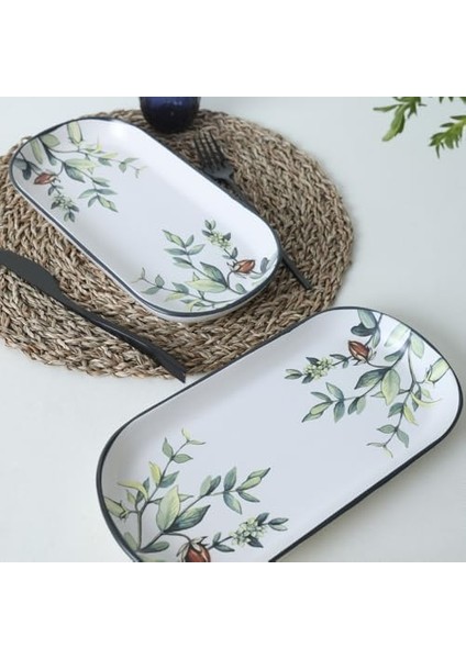 Çiçek Bahçesi Noyan Kayık Tabak 28 cm 2 Adet 18941 fiyatları