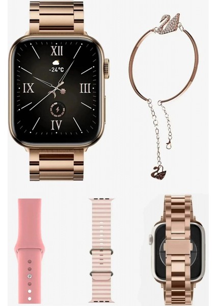 G9 Mini Gold Yetişkin 41MM Kadın Akıllı Saat modelleri