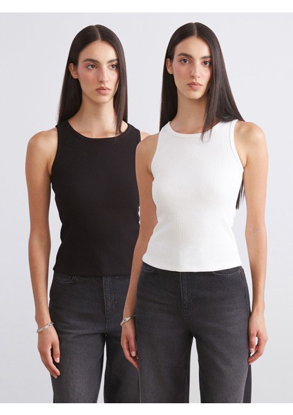 Yeni Sezon Bisiklet Yaka Kadın Atlet 2'li