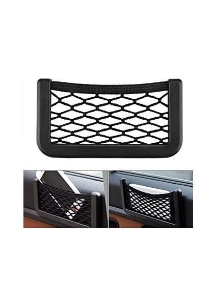 Araç Içi Fileli Cep Telefon Cüzdan Gözlük Için Çok Amaçlı Yapışkanlı Ceplik Telefon Tutucu modelleri