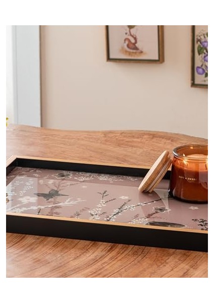 Spring Dekoratif Tepsi 31X46 cm Beyaz modelleri