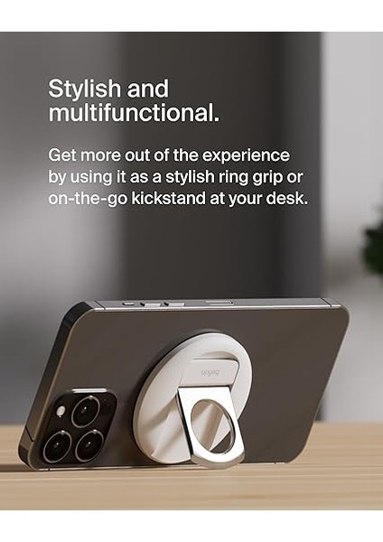 Mac Dizüstü Bilgisayarlar Için Magsafe iPhone Tutucu; Kamera Aktarma Fonksiyonlarının Kullanımı Için Kolay Manyetik Sabitleme, iPhone 16, Plus, Pro, Pro Max, 15/14/13/12 ile Uyumlu, Beyaz fiyatları