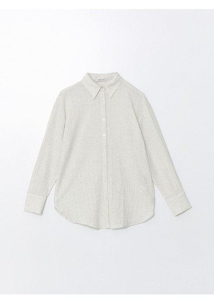 Yeni Sezon Dokulu Oversize Kadın Gömlek fırsatları