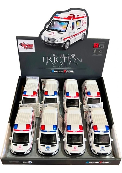 HT-7737 Surt Işikli Sesli̇ Ambulans Poli̇s