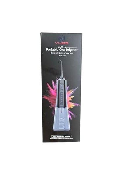 Yues Taşınabilir Ağız Duşu | 5 Modlu Şarjlı Diş Arası Temizleyici | 300ML Su Hazneli, Ipx7 Su Geçirmez, USB Şarjlı Diş ve Protez Temizleme Cihazı fiyatları