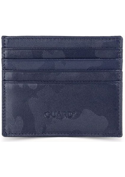 Guard Lacivert Kamuflaj Deri Kartlık