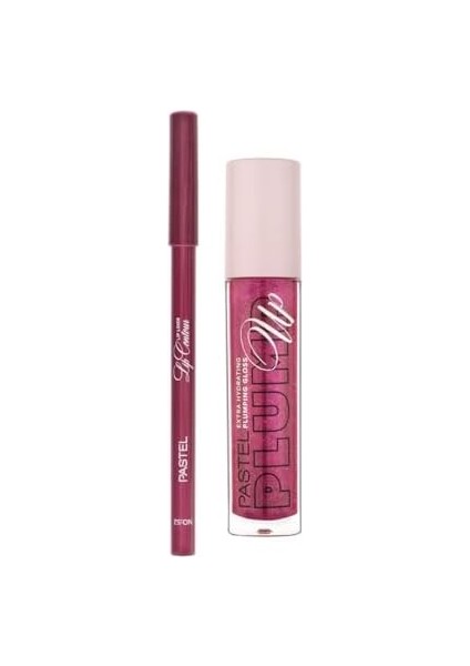 Pastel Profashion Plumping Gloss 207 + Pastel Lip Contour Liner Dudak Parlatıcı 52