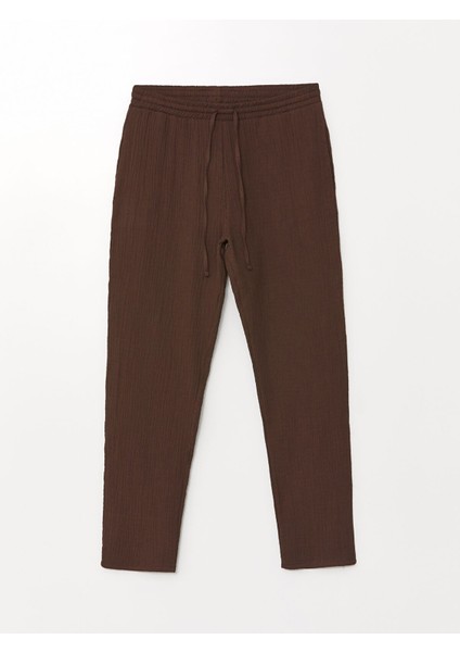 Yeni Sezon Kadın Beli Lastikli Düz Pantolon indirimleri