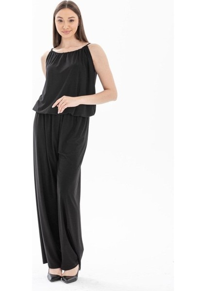 Kadın Rahat Kesim Askılı Bol Paça Sandy Kumaş Fırsat Ürün Tulum-Elbise fiyatları