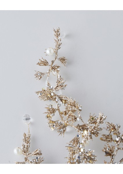 Glacier Tek Dal Yapay Çiçek 62 cm Gold fiyatları