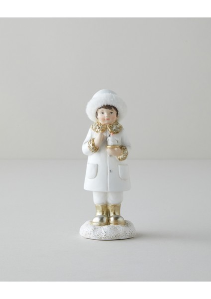 Damsk Biblo 14 cm Beyaz