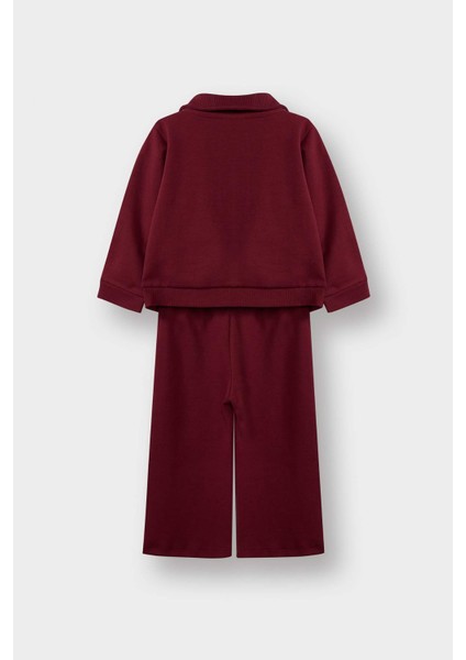 Erkek Bebek 2'li Takım Fermuarlı Sweatshirt Eşofman Altı G4348A525WN fırsatları