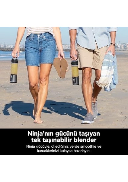 Blast Taşınabilir Şarjlı, 530 ml Karıştırma Haznesi, Sızdırmaz Kapak, Güçlü Mini, Kablosuz ve Şarj Edilebilir, Usb-C, Buz ve Meyve Parçalayabilir, Siyah fiyatları