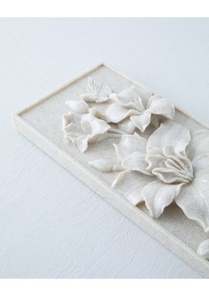 Flowers Duvar Aksesuarı 17,5X5X34,5 cm Bej fiyatları