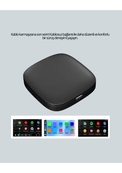 USB Girişli Tak Çalıştır Kablosuz Android Auto Cihazı modelleri