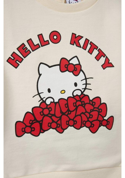 Kız Bebek Hello Kitty 2'li Takım Sweatshirt Eşofman Altı G0100A525WN modelleri