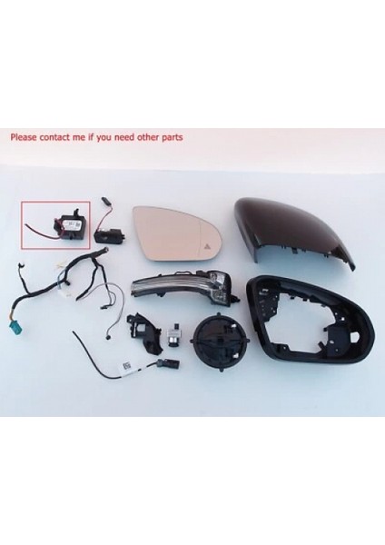 Mercedes Cla C118 2019 Sonrası Elektrikli Katlanır Ayna Isıtmalı Sinyalli Alt Gps Hafızalı Sağ)