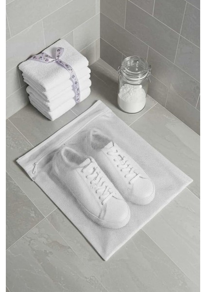 Ayakkabı Yıkama Filesi Torbası 35X40 cm Ayakkabı Terlik Yıkama Filesi