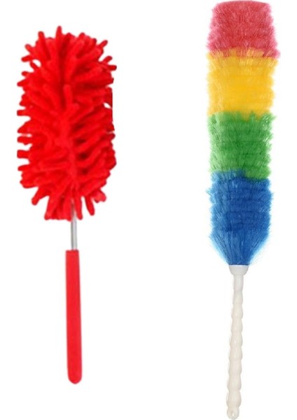 2 Li Set Mikrofiber Teleskobik Toz Alma -Antistatik Toz Püskülü Duster (4940) modelleri