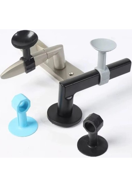 Vantuzlu Geçmeli Kapı Kolu Stoper 4lü Set Beyaz (5047) modelleri