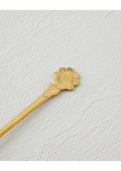 Flora Paslanmaz Çelik Kokteyl Çatalı 4 Parça Gold fırsatları