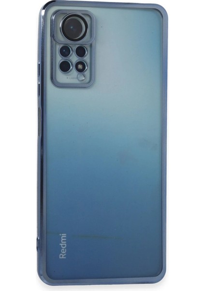 Redmi Note 11 Kılıf Lensli Silikon - Açık MAVI-(5796)
