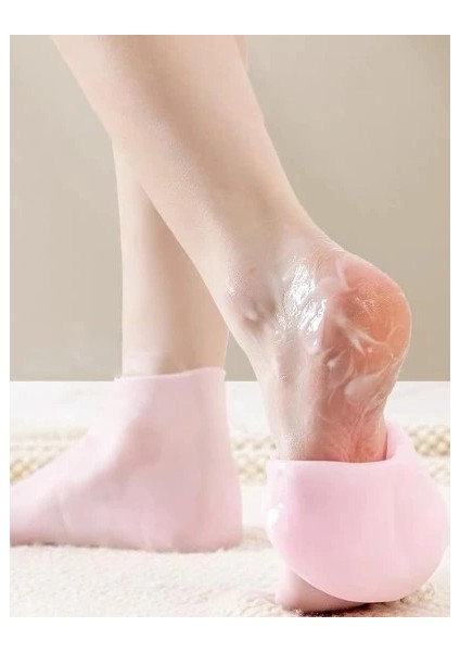 Silikon Nemlendirici Çorap Ayak Bakım Çorabı (5047)