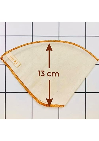 Adet) Yıkanabilir, Kumaş Kahve Filtresi (No:4) AĞARTILMAMIŞ%100 Ham Pamuk, Organik, Ekolojik Filtre No:4 (No4.2) fiyatları