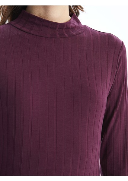 Yeni Sezon Dik Yaka Düz Uzun Kollu Kadın Body modelleri