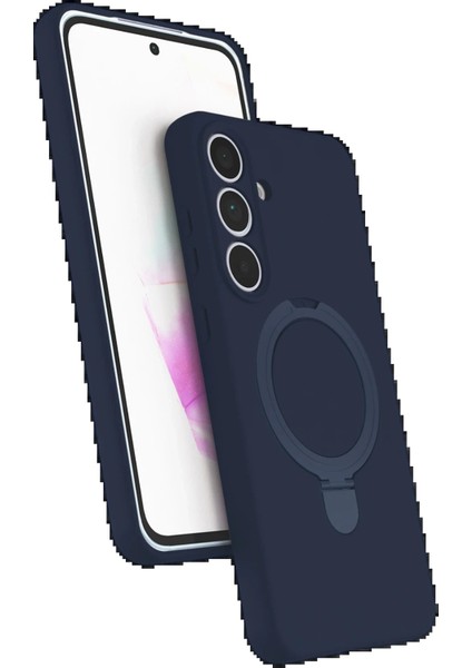 S24 Fe Regal Standlı Kapak - LACIVERT-(5796)