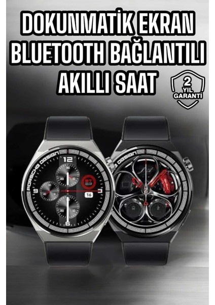 Akıllı Saat Dokunmatik Ekran Sesli Görüşme ve Bildirim Görme Sağlık Takibi - SBS4100-6164